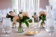 Incredible Indian wedding reception table roses decor. Incredible Indian wedding reception table roses decor.