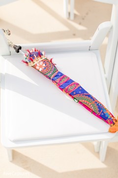 Colorful Indian wedding ceremony umbrella favor. Colorful Indian wedding ceremony umbrella favor.