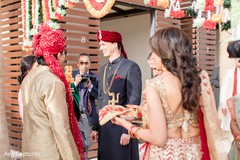 Indian groom at his baraat procession ritual. Indian groom at his baraat procession ritual.