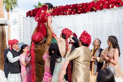 Indian bride at her Kanya Aagman. Indian bride at her Kanya Aagman.