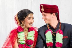 Dazzling indian bride and groom at their wedding ceremony. Dazzling indian bride and groom at their wedding ceremony.