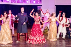 Traditional Indian wedding dance performance. Traditional Indian wedding dance performance.
