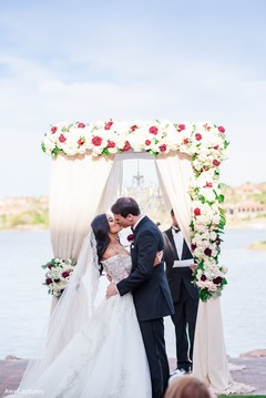 Indian couple at their Christian ceremony capture. Indian couple at their Christian ceremony capture.