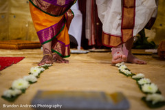 Take a look at this indian wedding ceremony Saptapadi ritual. Take a look at this indian wedding ceremony Saptapadi ritual.