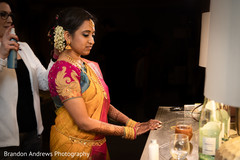 Enchanting Indian bride getting ready. Enchanting Indian bride getting ready.