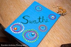 Closeup capture of Indian bridal card and tikka. Closeup capture of Indian bridal card and tikka.