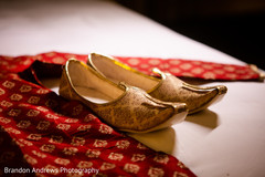 Elegant Indian groom's ceremony shoes and sherwani. Elegant Indian groom's ceremony shoes and sherwani.