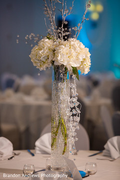 Dreamy indian wedding reception table flower decoration. Dreamy indian wedding reception table flower decoration.