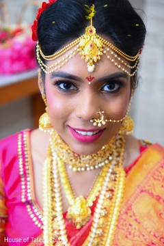 Incredible Indian bridal ceremony makeup and jewelry. Incredible Indian bridal ceremony makeup and jewelry.