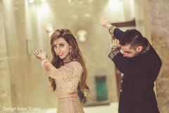 Indian couple dabbing for the photo. Indian couple dabbing for the photo.