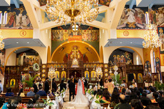 Indian bride and groom during the ceremony. Indian bride and groom during the ceremony.