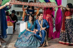 Joyful indian couple at heri pre-wedding celebration. Joyful indian couple at heri pre-wedding celebration.