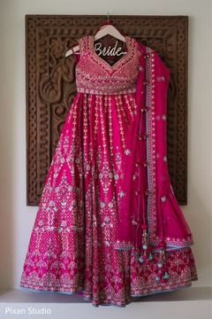 Marvelous Indian bridal ceremony magenta lehenga. Marvelous Indian bridal ceremony magenta lehenga.