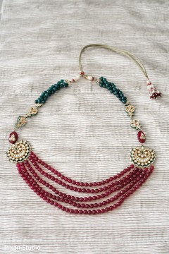 Marvelous Indian bridal ceremony necklace. Marvelous Indian bridal ceremony necklace.