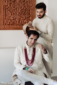 Indian grooms capture getting ready. Indian grooms capture getting ready.