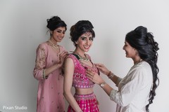 Enchanting Indian bride getting ready capture. Enchanting Indian bride getting ready capture.