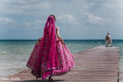 Sweet Indian bride about to meet the groom. Sweet Indian bride about to meet the groom.
