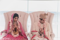 Traditional Indian bride and groom's wedding ceremony. Traditional Indian bride and groom's wedding ceremony.