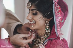 Tying of the Mangalsutra. Tying of the Mangalsutra.