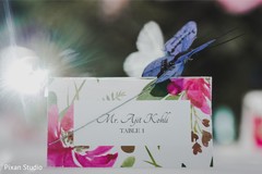 Marvelous Indian wedding table numbers decor. Marvelous Indian wedding table numbers decor.