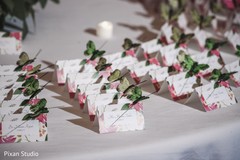 Butterfly decorations on Indian wedding seating cards. Butterfly decorations on Indian wedding seating cards.