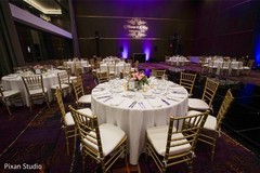 Elegant Indian wedding tableware setup. Elegant Indian wedding tableware setup.