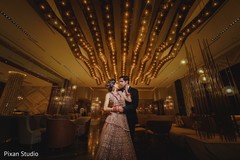 Glowing indian couple's reception look. Glowing indian couple's reception look.