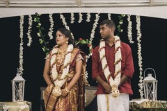 Lovely Indian couple at their ceremony. Lovely Indian couple at their ceremony.