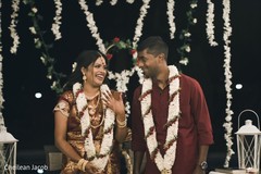 Sweet Indian couple at their wedding. Sweet Indian couple at their wedding.
