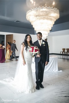 Elegant Indian couple at the wedding venue. Elegant Indian couple at the wedding venue.