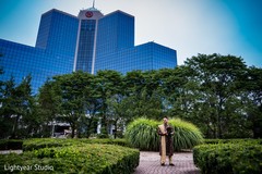 Indian groom posing outdoors. Indian groom posing outdoors.