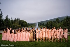 Groomsmen and bridesmaids looking dazzling. Groomsmen and bridesmaids looking dazzling.
