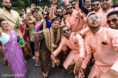 Raja with groomsmen. Raja with groomsmen.