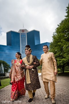 Raja with family. Raja with family.