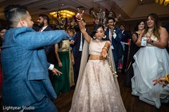 Bride having an amazing time. Bride having an amazing time.