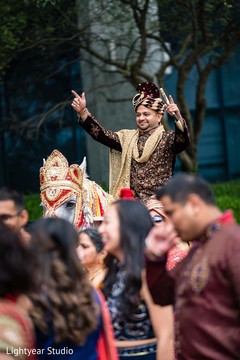 Indian groom looking stunning. Indian groom looking stunning.