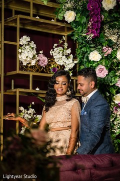 Indian bride and groom posing for pictures. Indian bride and groom posing for pictures.