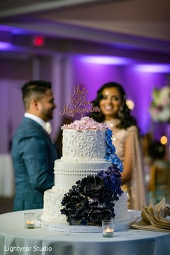 Indian bride and groom at the reception. Indian bride and groom at the reception.