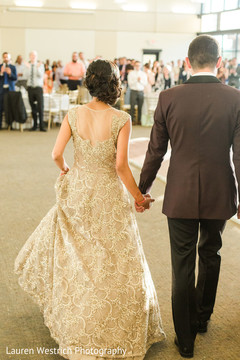 Elegant Indian couple making their entrance. Elegant Indian couple making their entrance.