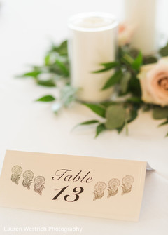 Elegant Indian wedding table number card. Elegant Indian wedding table number card.