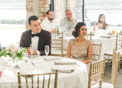 Sweet indian couple enjoying their wedding reception Sweet indian couple enjoying their wedding reception