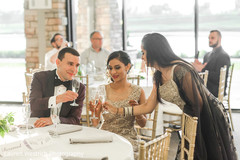 Cheerful indian wedding reception capture. Cheerful indian wedding reception capture.