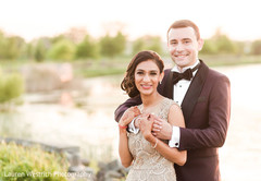 Tender Indian bride and groom shot. Tender Indian bride and groom shot.