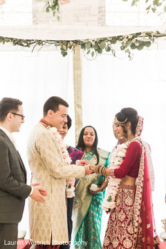 Marvelous capture of Indian Couple exchanging ring. s Marvelous capture of Indian Couple exchanging ring. s