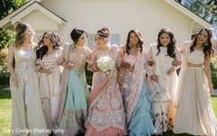 Bride with beautiful Maharanis Bride with beautiful Maharanis