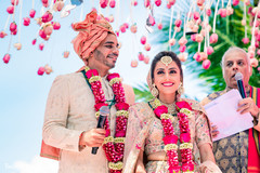 Indian bride and groom during the rituals. Indian bride and groom during the rituals.