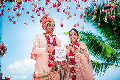 Indian bride and groom looking spectacular. Indian bride and groom looking spectacular.