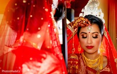Stunning Indian bridal ceremony look. Stunning Indian bridal ceremony look.
