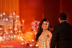 Indian wedding reception first dance. Indian wedding reception first dance.