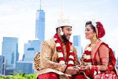 Enchanting Indian couple at ceremony capture. Enchanting Indian couple at ceremony capture.